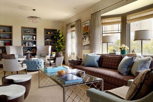 How to layout the furniture in the rectangular drawing نحوه چیدمان مبلمان در پذیرایی مستطیل شکل