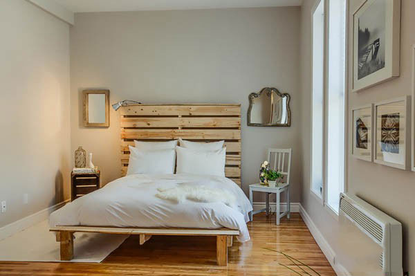 palletbed1 ساخت تخت خواب با پالت های چوبی