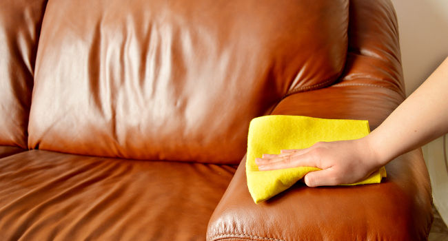 clean leather couch ضد عفونی کردن مبلمان منزل