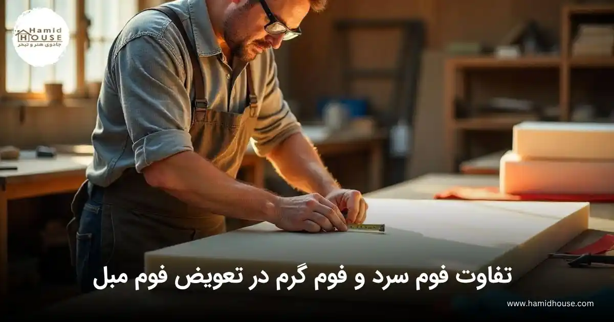 تفاوت فوم سرد و فوم گرم در تعویض فوم مبل